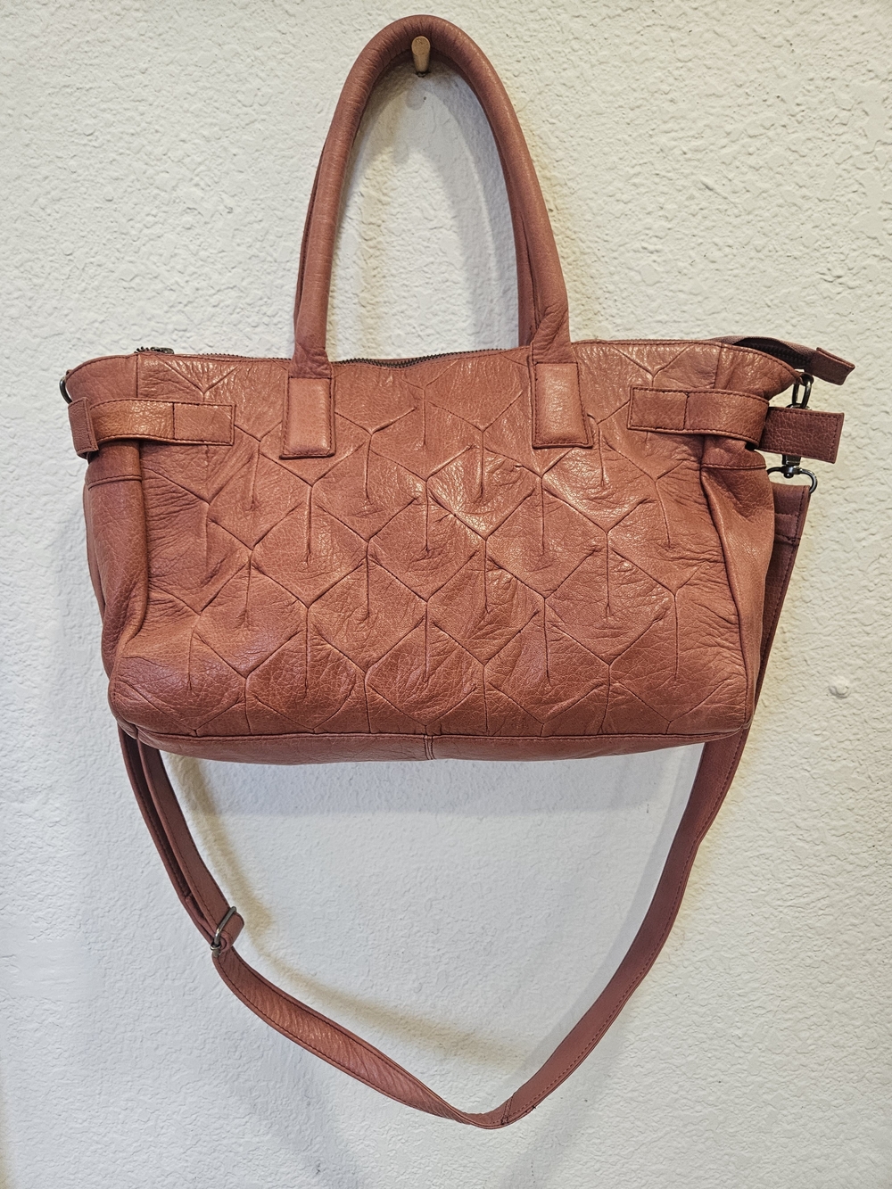 Day & Mood Yvonne Satchel Genuine Leather Top Handle Crossbody Purse